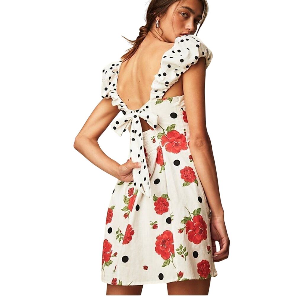 FREE PEOPLE Bom Bom Mini Dress, Size Medium, New with Tag MSRP $128